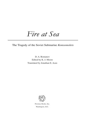 cover image of Fire at Sea